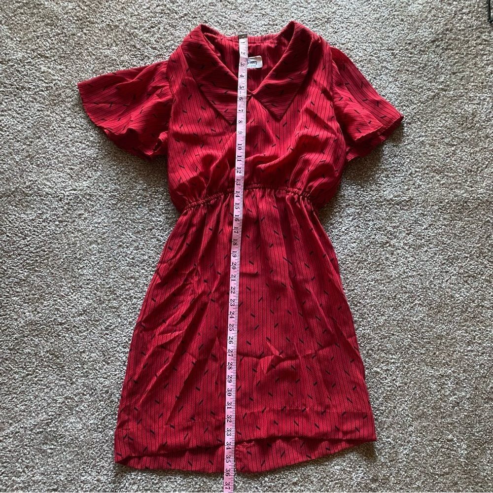 Vintage Collared Mini Dress - Picture 12 of 13
